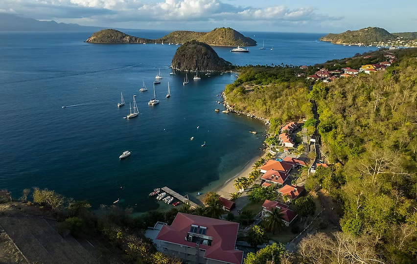 Vue sur l'hôtel, Hôtel le Bois Joli, Guadeloupe