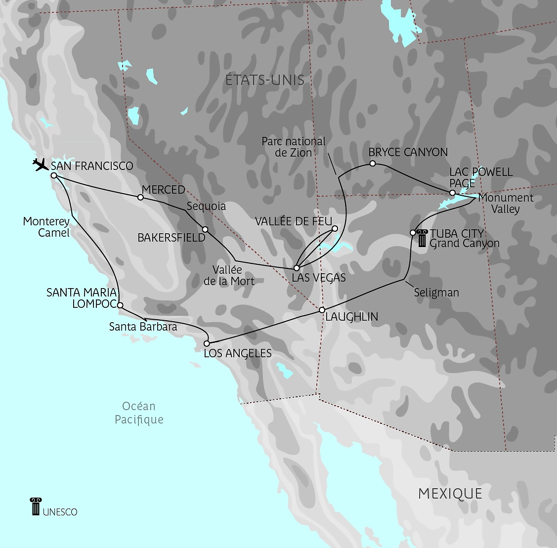 Carte Western Wonders en privé