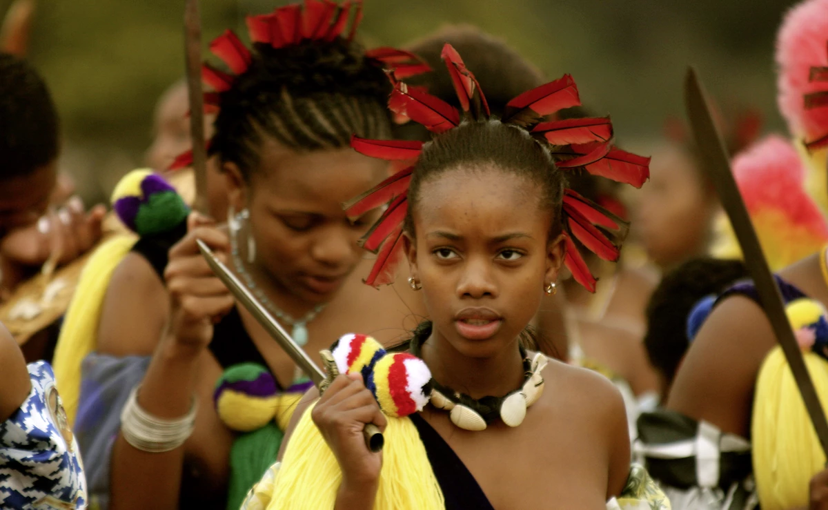 Danseuse Swazi, Matenga village, Swaziland,