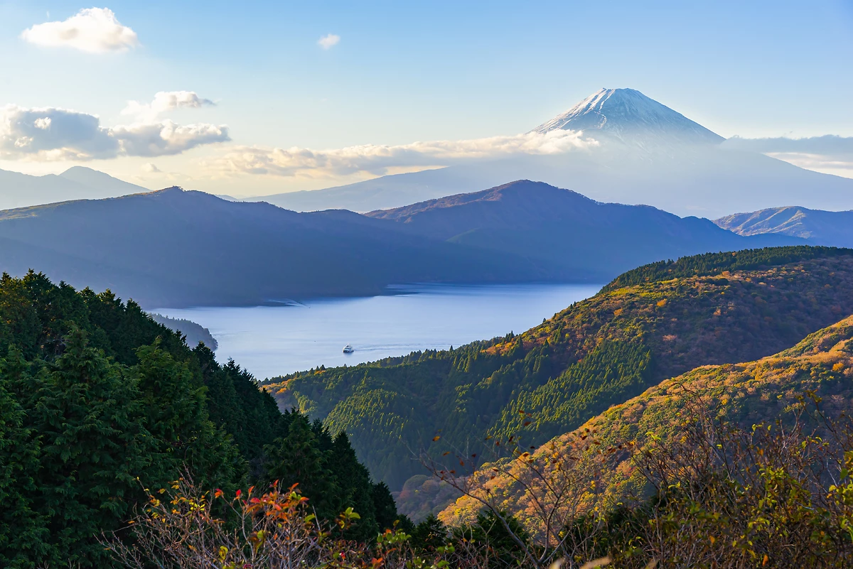 Vue d'ensemble du lac Ashi, Hakone