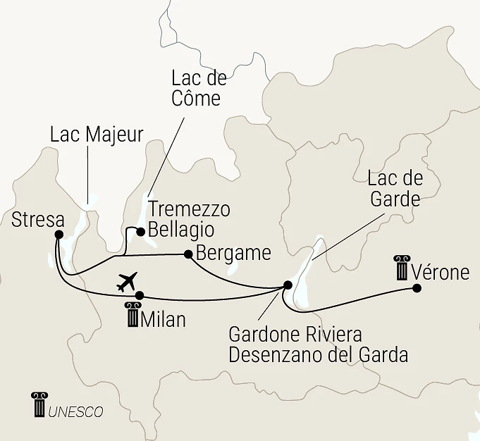 Carte Bell’acqua avec votre propre véhicule