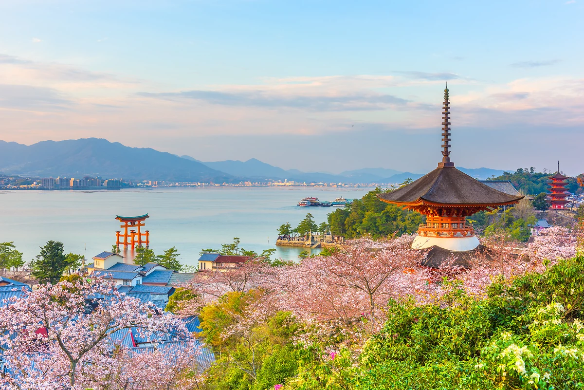L'île de Miyajima, Hiroshima, Japon