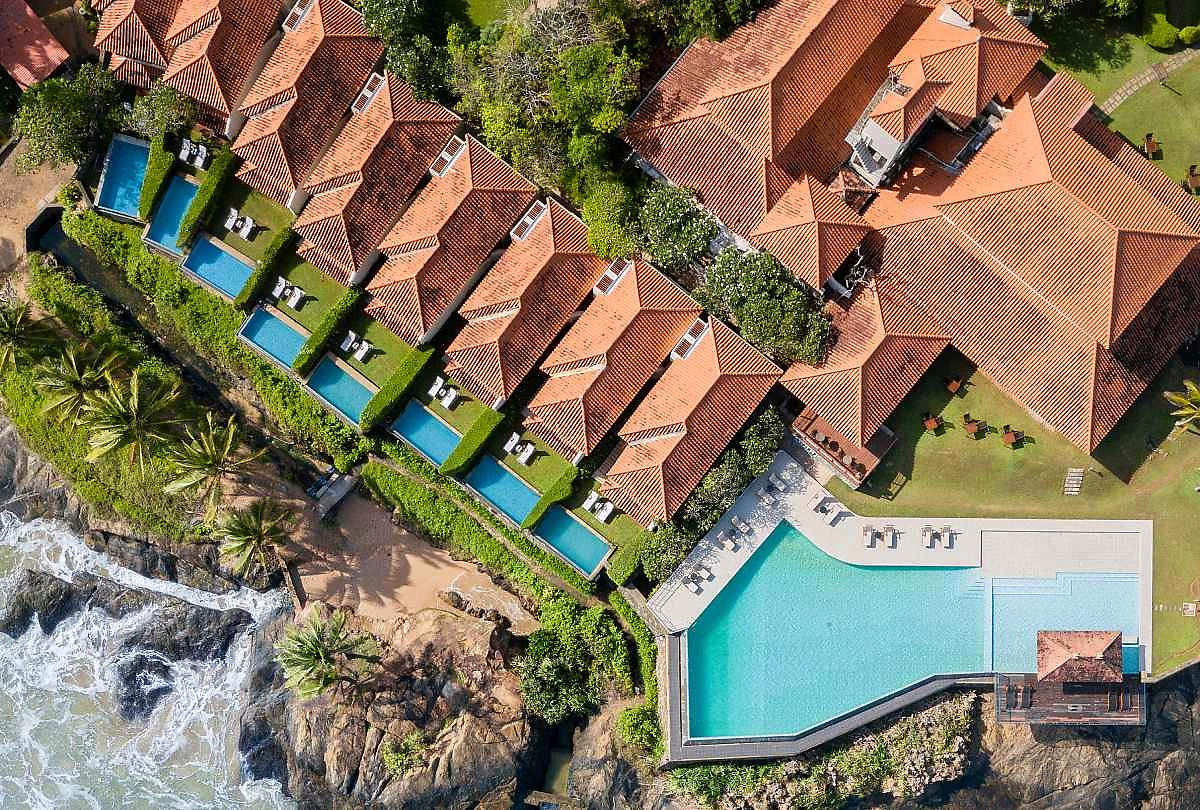 Vue aérienne, Jetwing Saman Villa