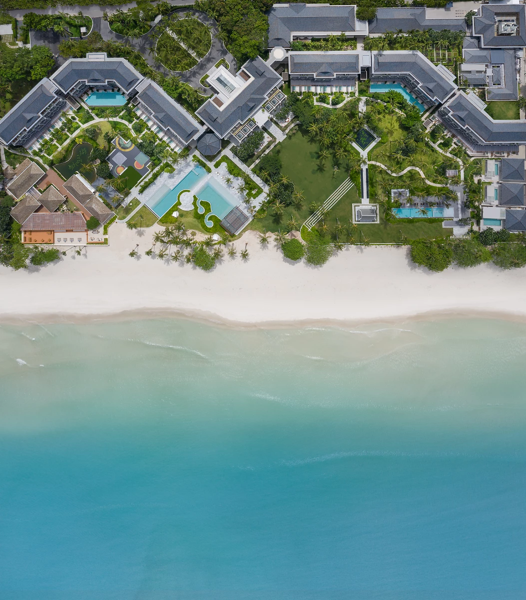 Vue aérienne de l'hôtel, Centara Reserve Samui, Thaïlande