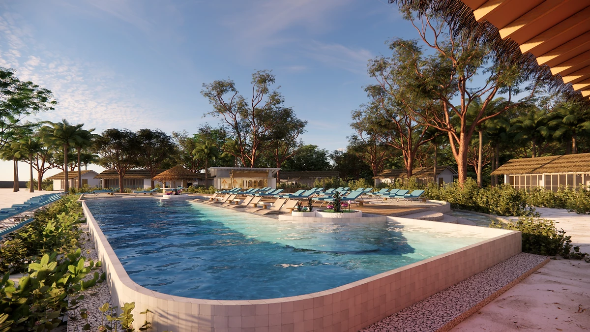 Piscine, Outrigger Phi Phi Island Resort, Koh Phi Phi, Thaïlande