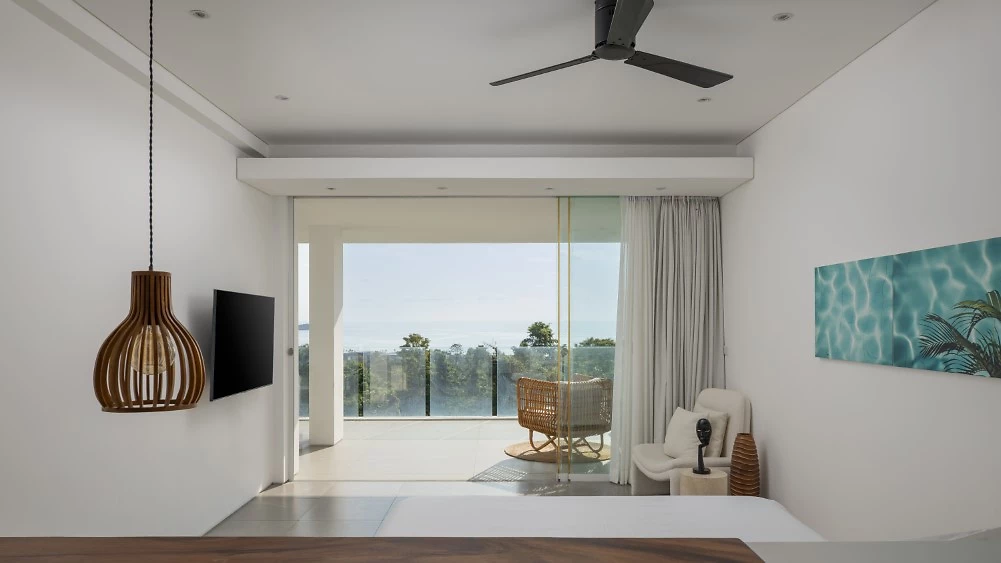 Chambre avec terrasse, Villa 3 chambres - Koh Samui, Thaïlande