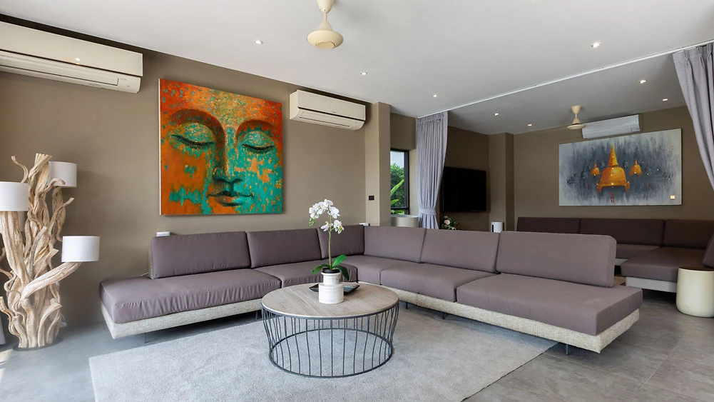 Salon, Villa 7 chambres - Koh Samui, Thaïlande