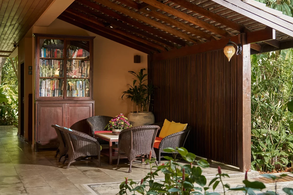 Bibliothèque, Buri Rasa Village Phangan, Thaïlande