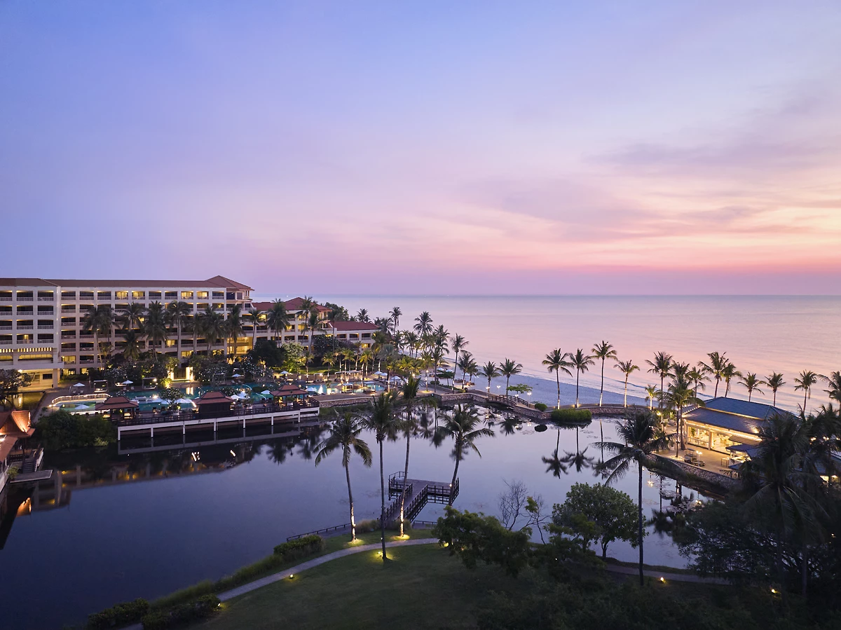 Vue aérienne de l'hôtel, Dusit Thani Hua Hin, Thaïlande