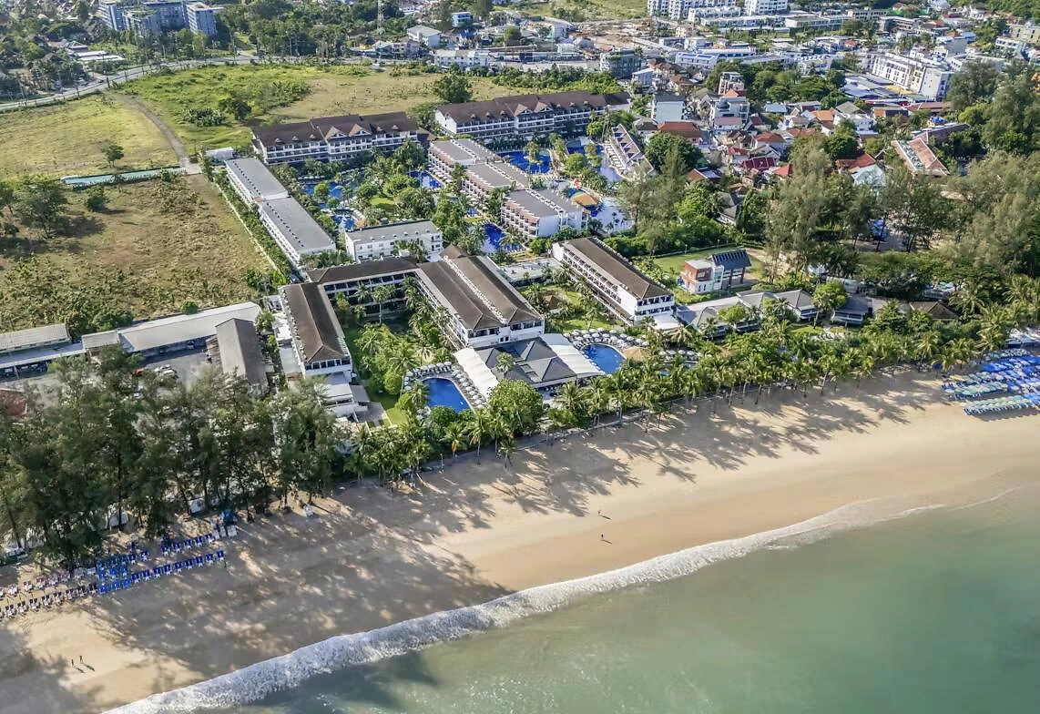 Vue aérienne de l'hôtel, Kamala Beach Resort, Phuket, Thaïlande