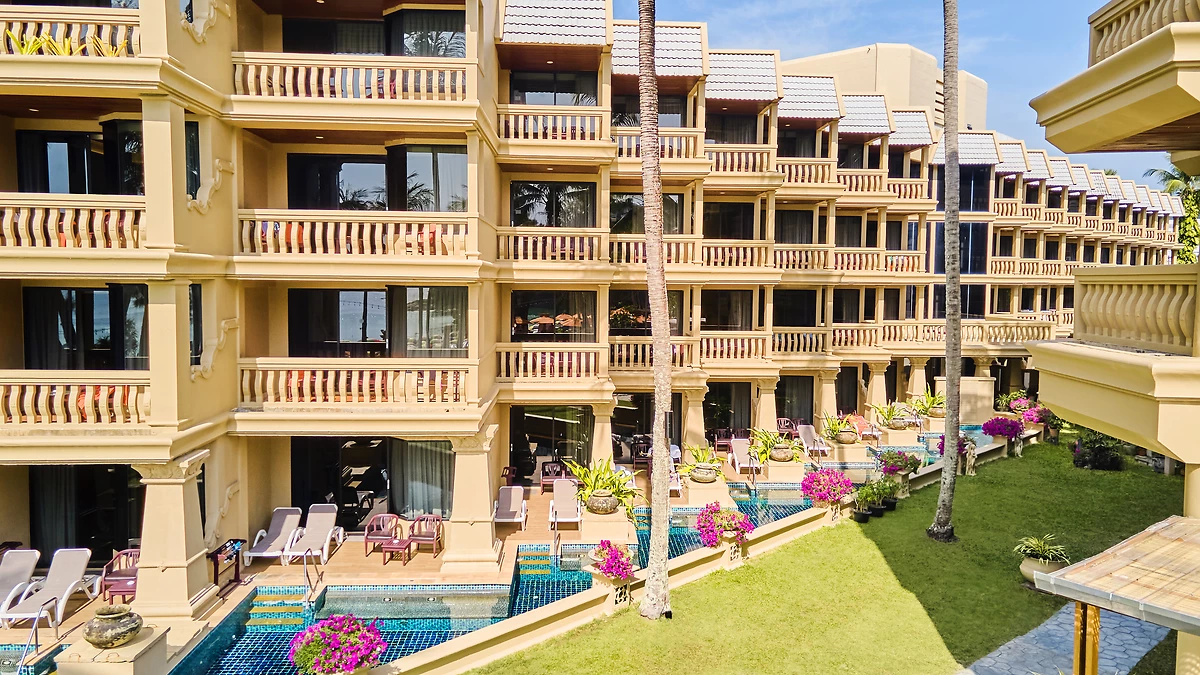 Vue extérieure des chambres, Beyond Kata, Phuket, Thaïlande