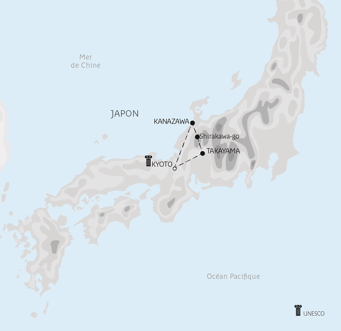 Carte Mont Fuji & vallée d’Owakudani