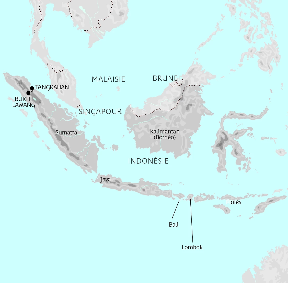 Carte Sumatra