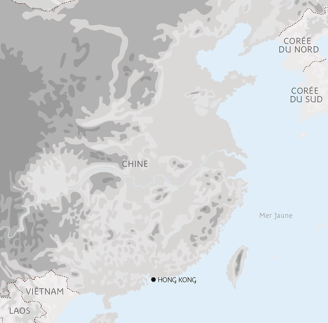 Carte Hong Kong