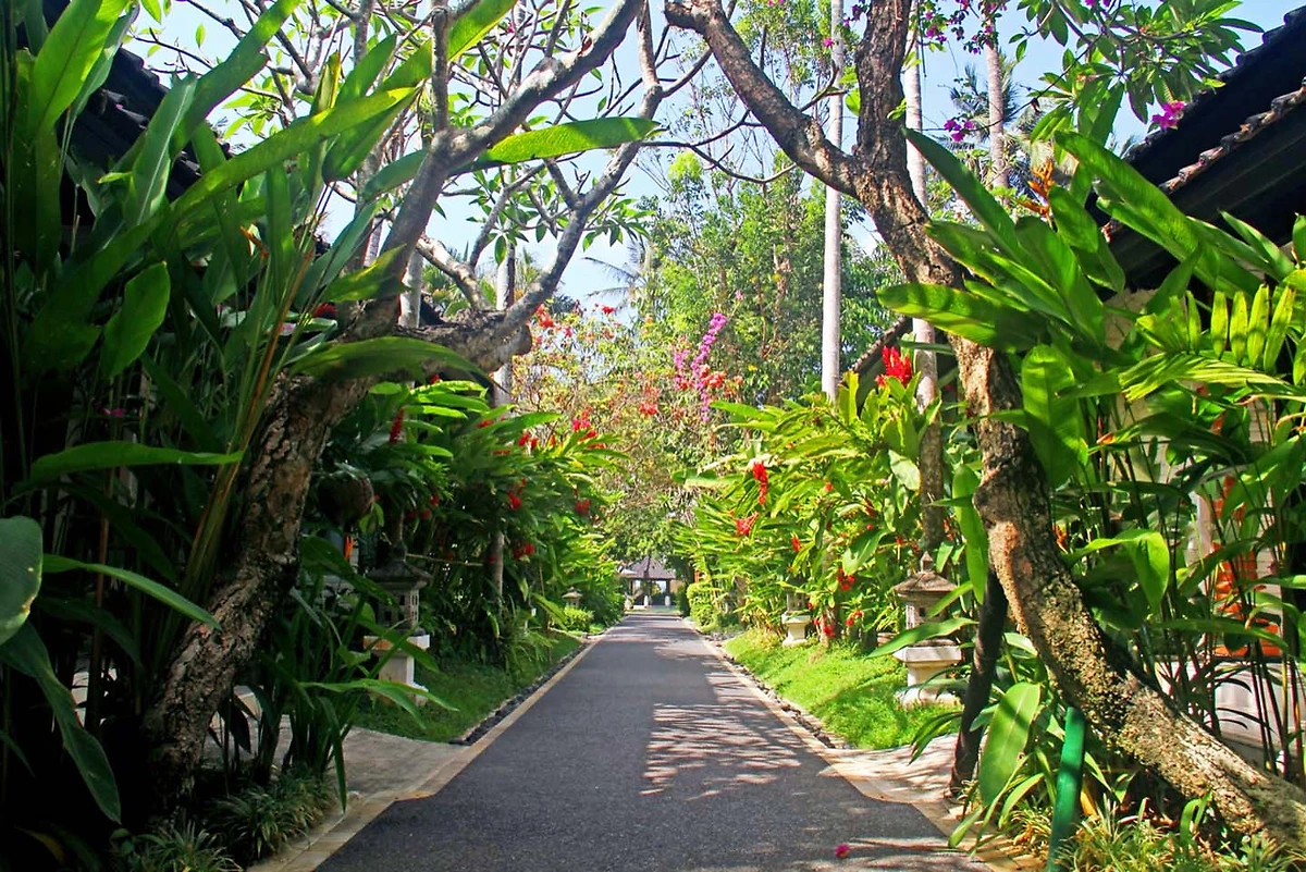 Jardin, Candi Beach Resort & Spa, Bali, Indonésie