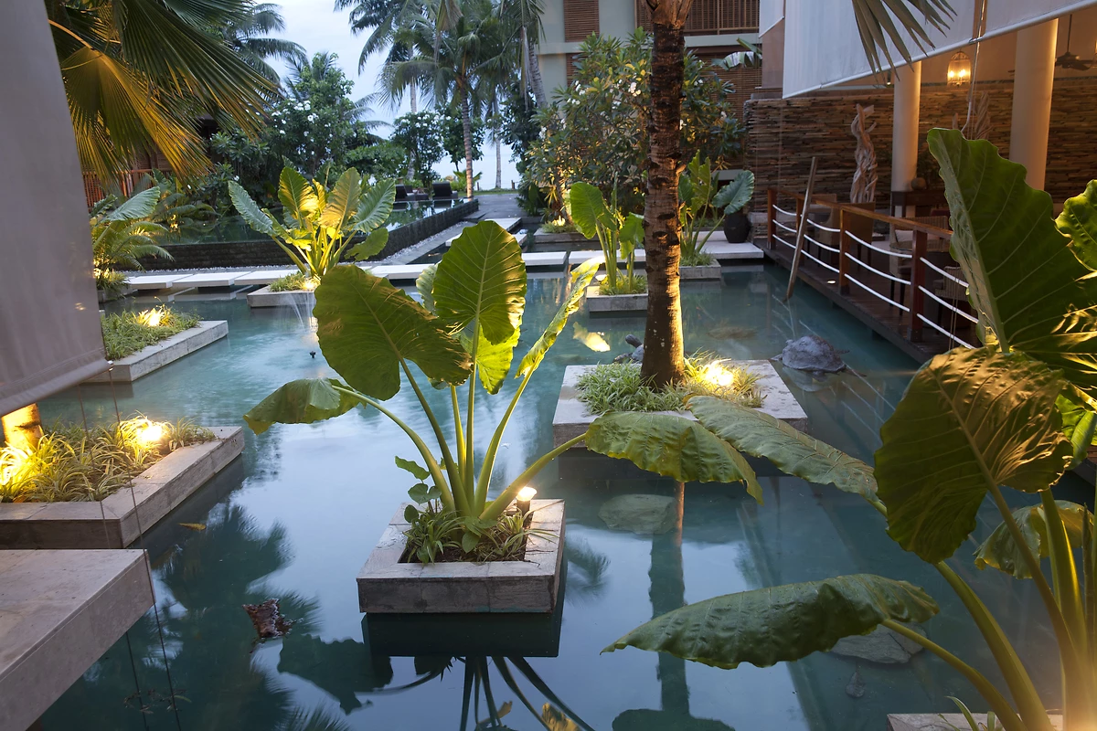 Piscine, Dhevatara Beach Hotel, Praslin, Seychelles