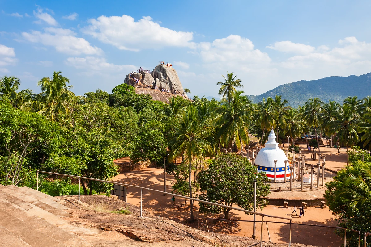 Rocher de la méditation, Mihintale, Anuradhapura, Sri Lanka