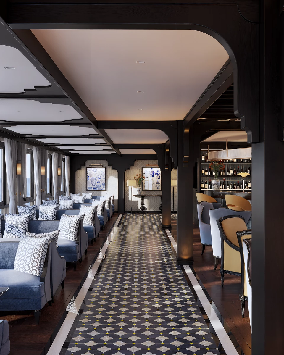 Lounge Bar, R/V Mekong Romance