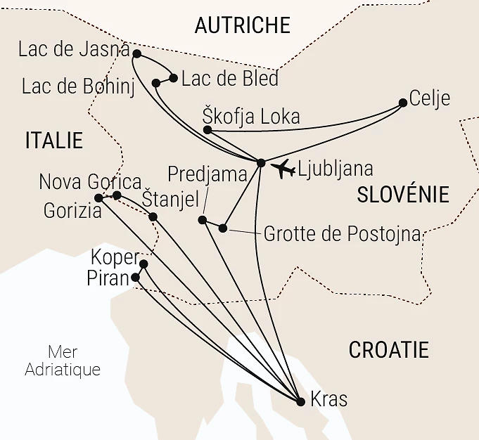 Carte Escapade slovène