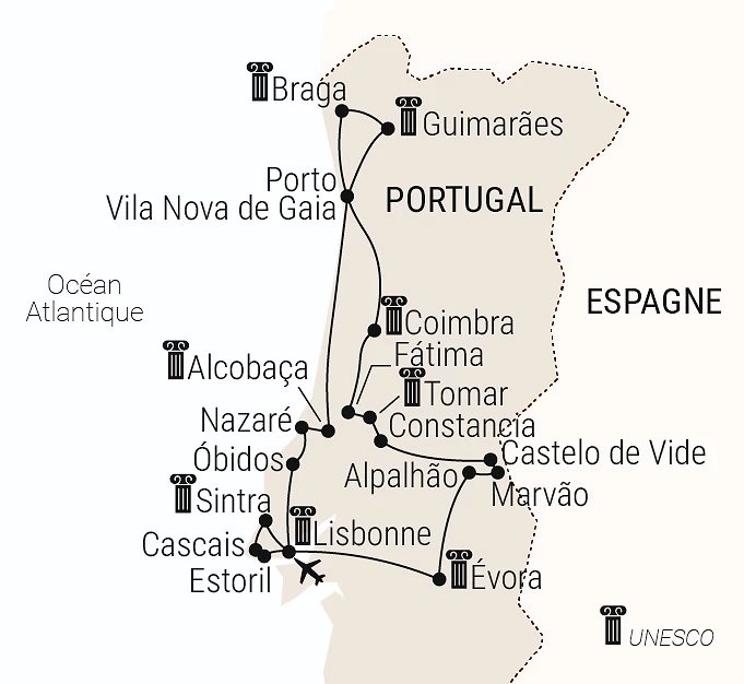 Carte L&rsquo;âme du Portugal