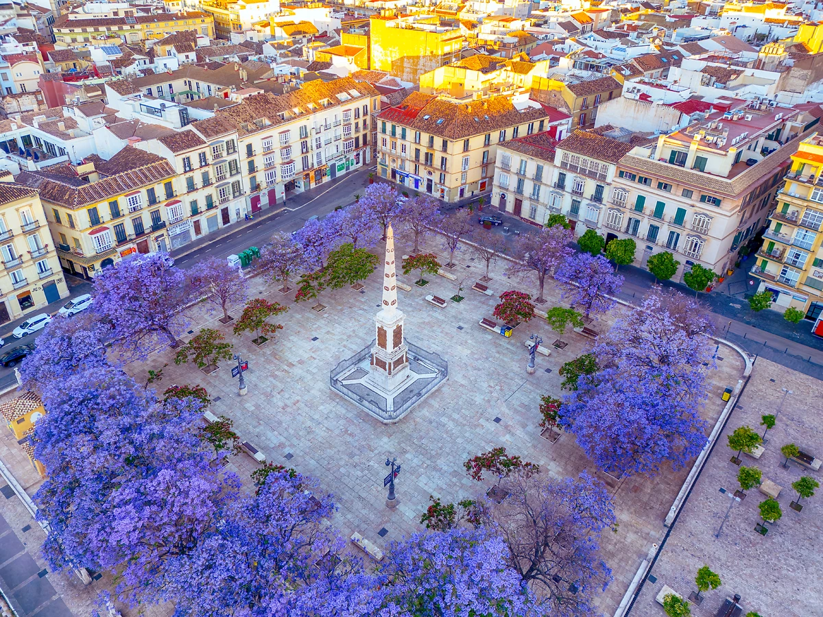 Plaza de la Merced, Málaga, Espagne
