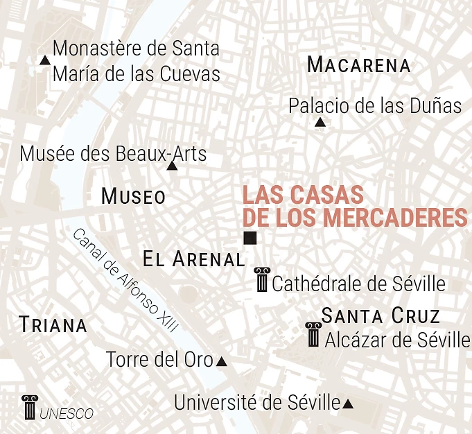 Carte Chroniques de Séville