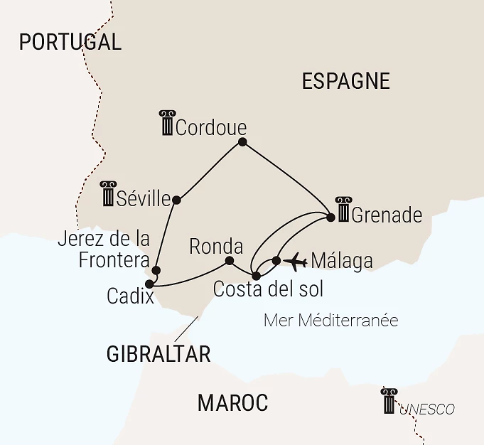 Carte Tierra flamenca