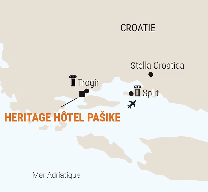 Carte Chroniques de Split et Trogir