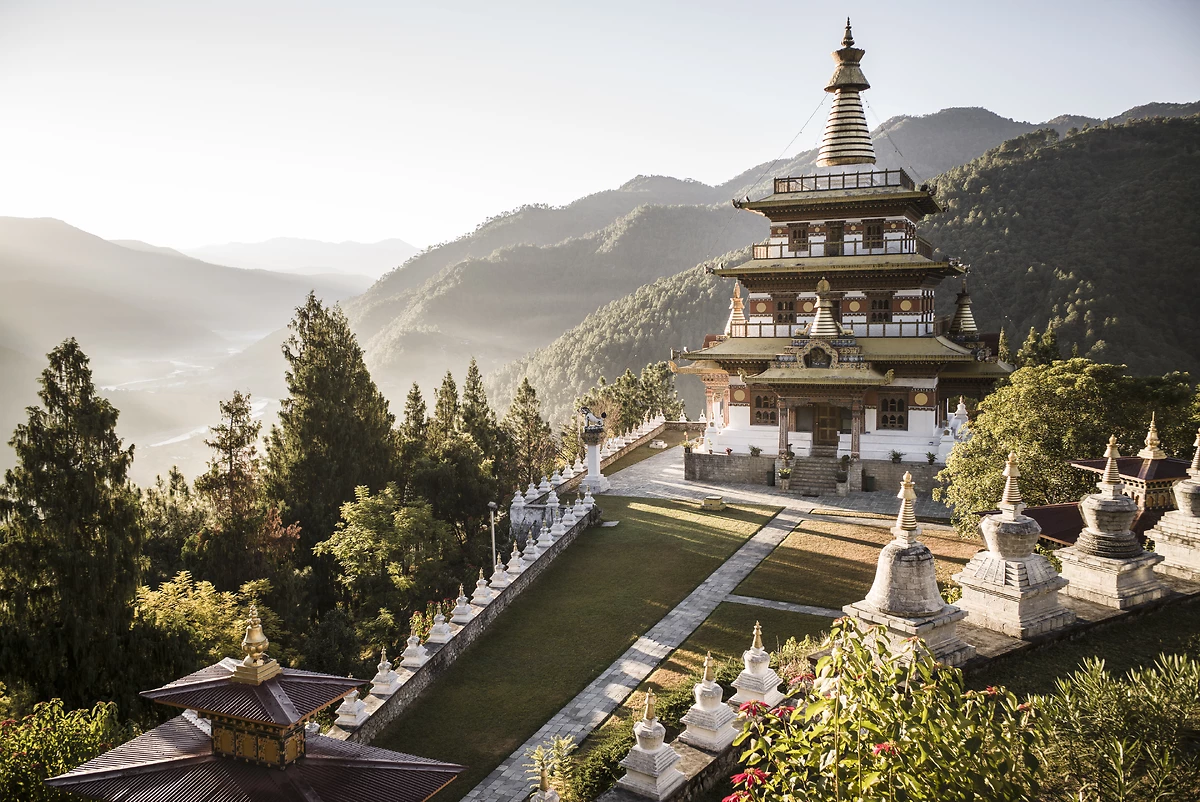 Khamsun Yulley Namgyal Chorten, Amankora Punakha, Bhoutan
