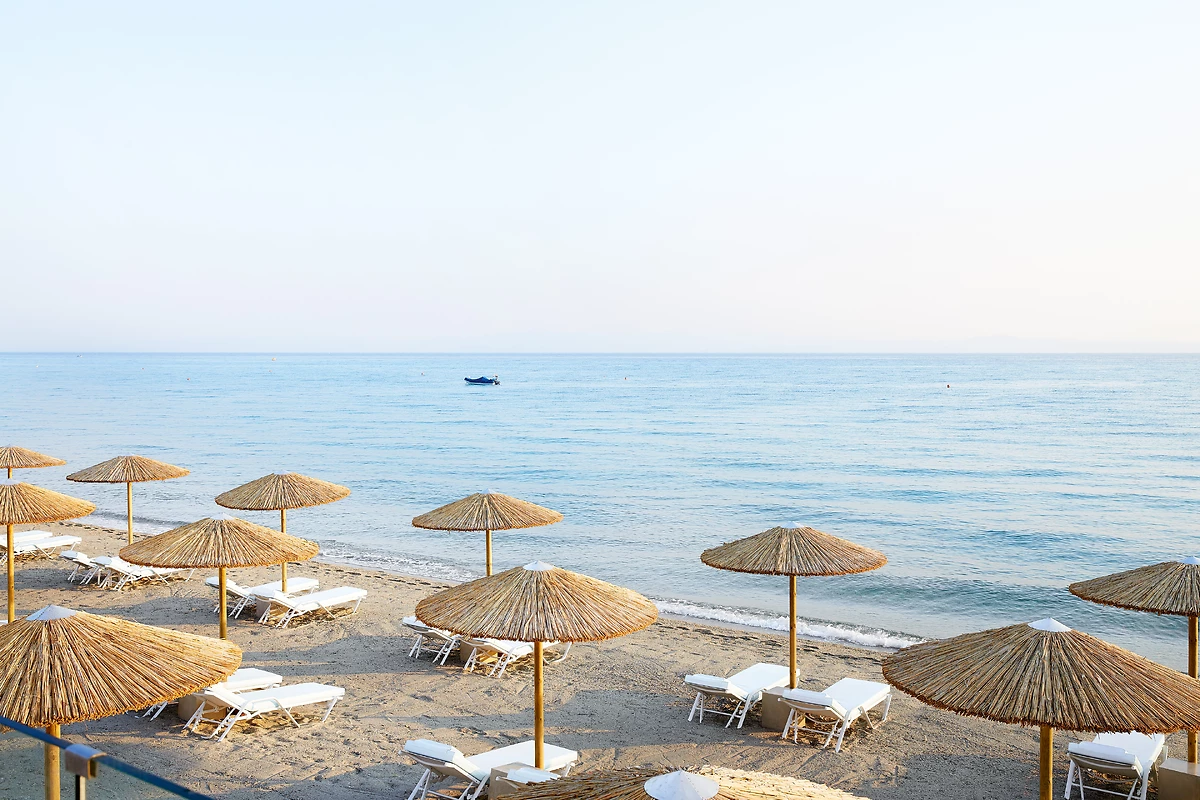Plage de l'hôtel, Domes Noruz Kassandra
