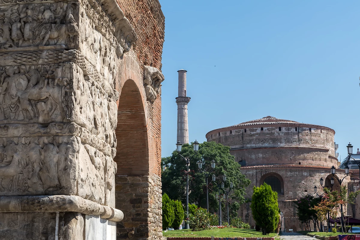 Arc de Galère et Rotonde à Thessalonique, Grèce