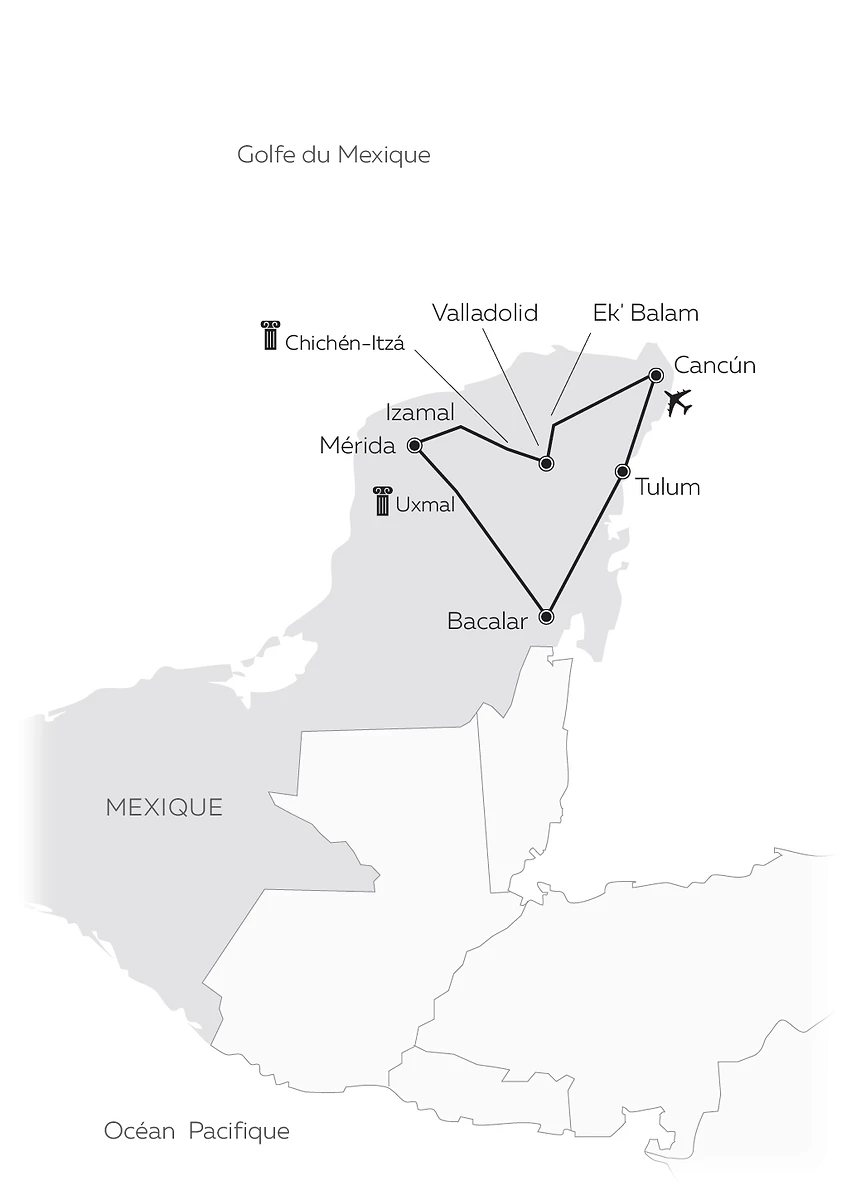 Carte Au cœur de l’inframonde maya