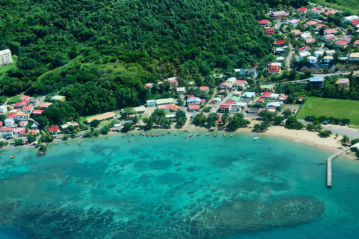 Vue aérienne du domaine, French Coco Luxury Boutique Hotel, Martinique