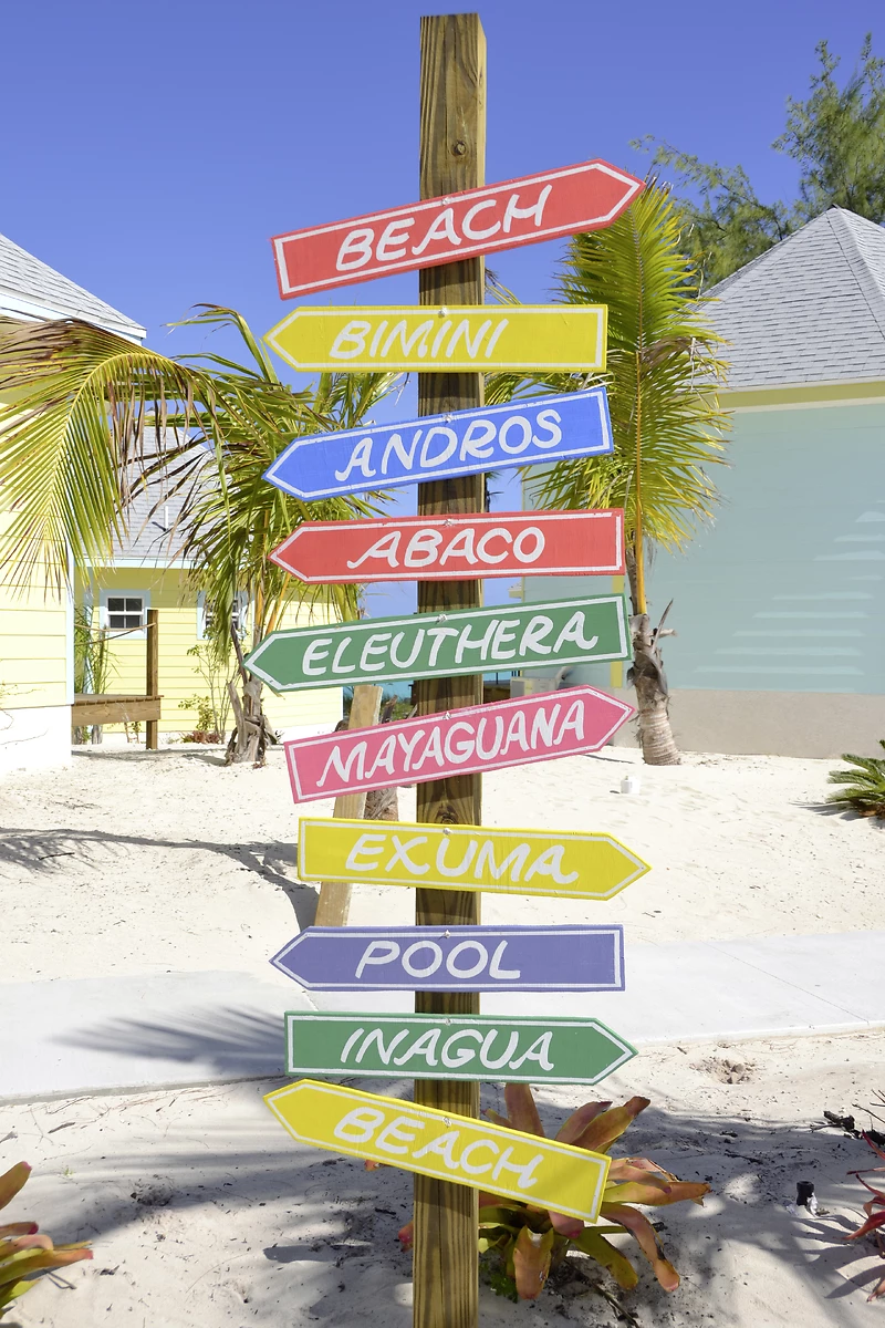 Panneaux, Bahamas, Caraïbes