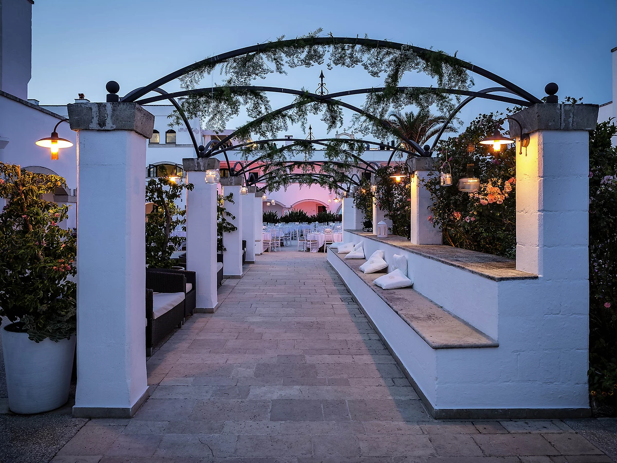 Jardin, Borgobianco Resort & Spa, Pouilles, Italie