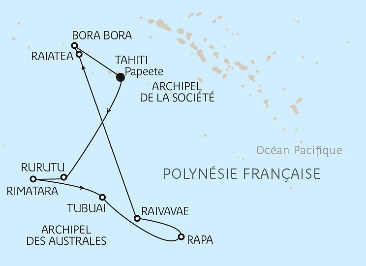 Carte Cap vers les Australes 2027