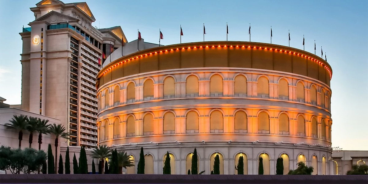 Vue extérieure, Caesars Palace Hotel & Casino, Las Vegas