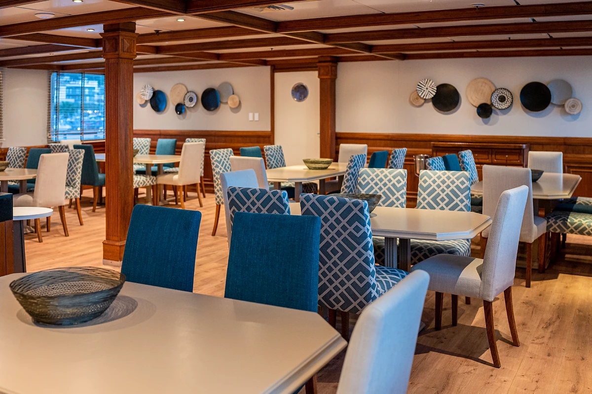 Restaurant intérieur, Elysium, Bateau de croisière