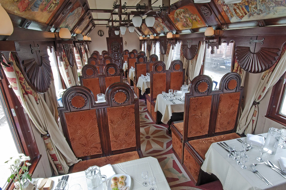 Restaurant, Transsibérien, Russie