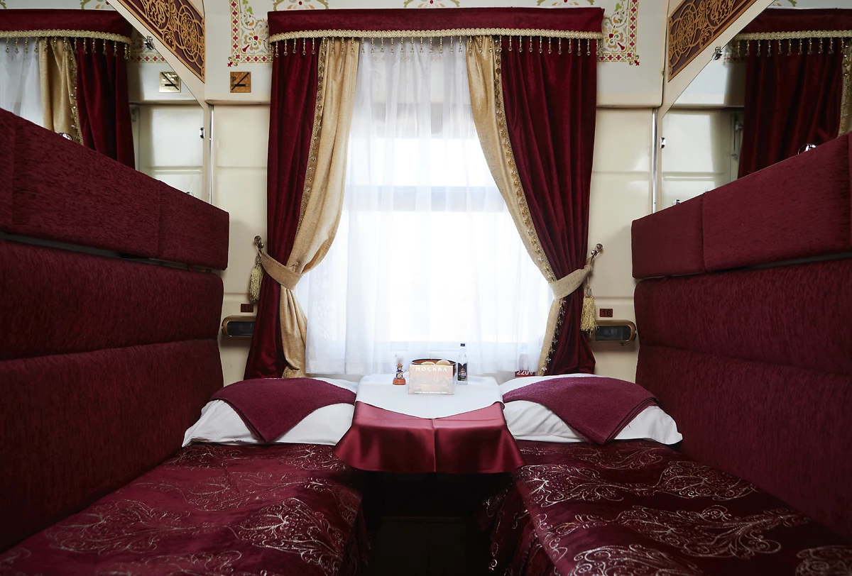 Cabine, train Transsibérien