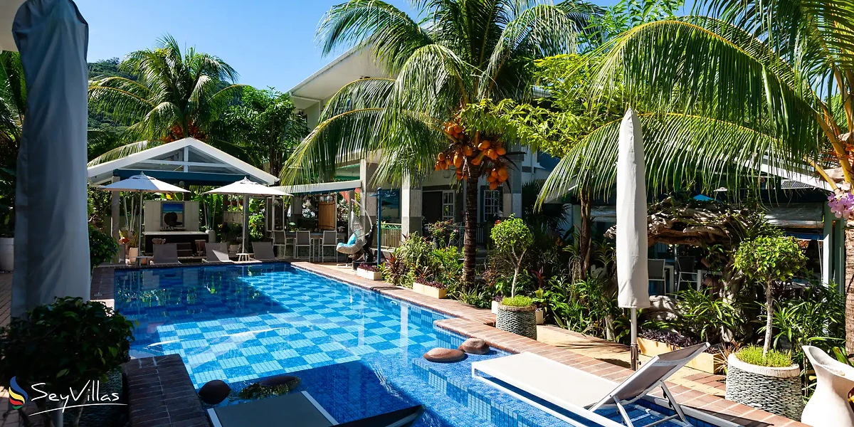 Piscine, Villa Charme de L'ile, La Digue, Seychelles