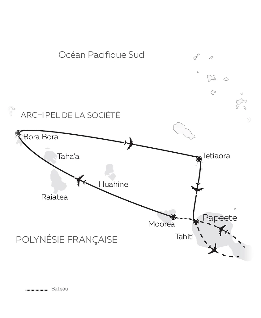 Carte Perles de Polynésie