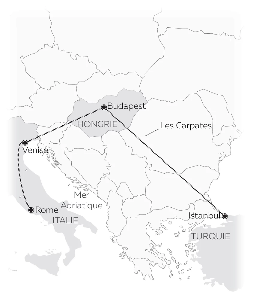 Carte La Dolce Vita Orient Express – De Rome à Istanbul