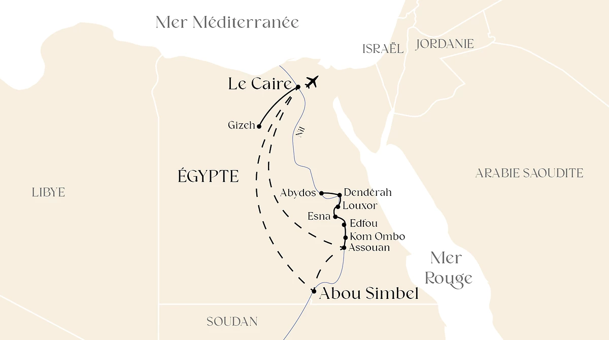 Carte Mystères du Nil