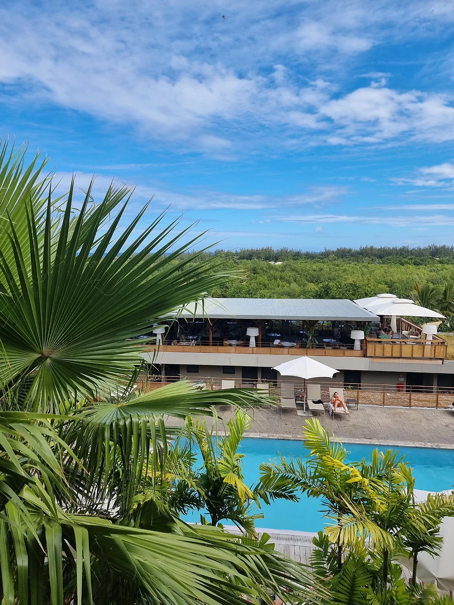 Vue extérieure de l'hôtel, Dina Morgabine, Saint-Gilles. La Réunion