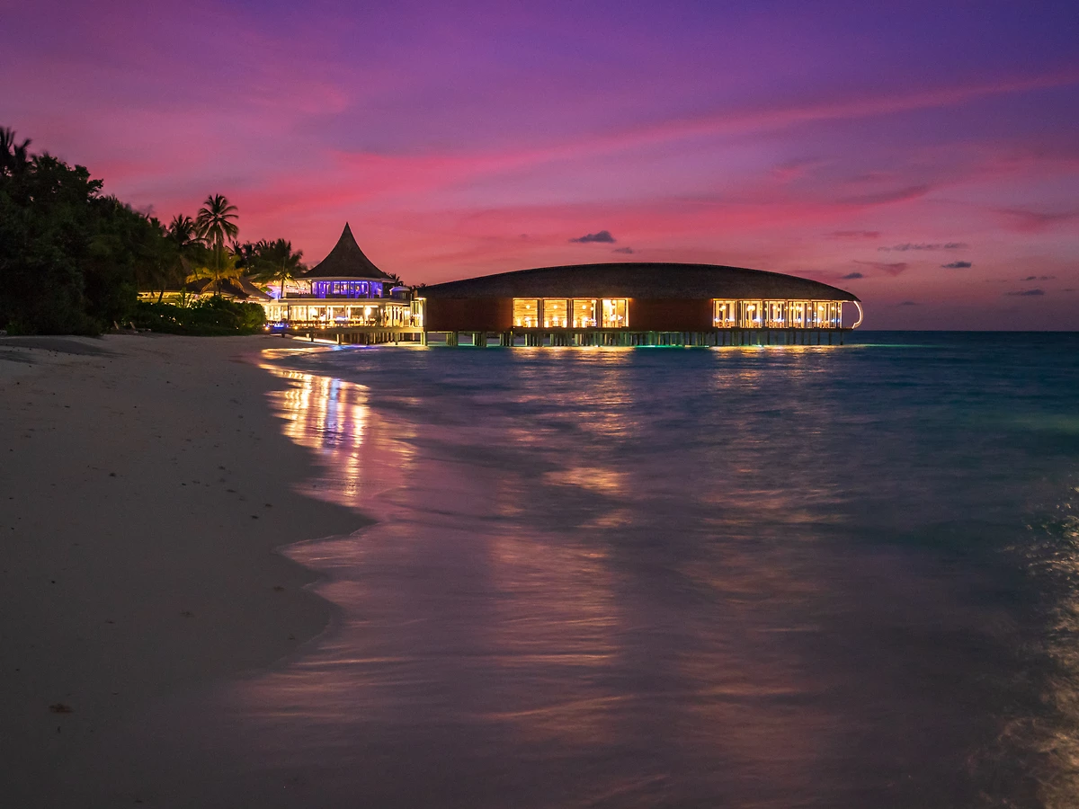 Plage de l'hôtel, Kuramathi Maldives