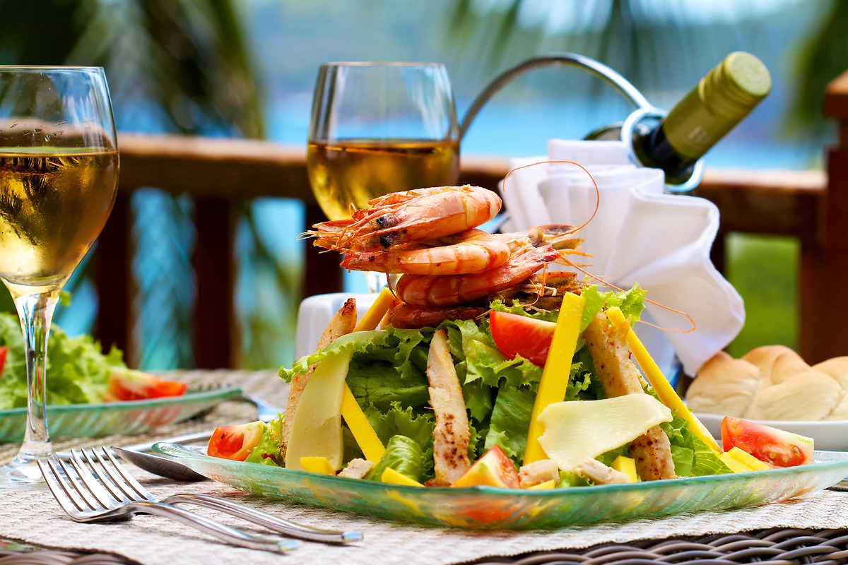 Plat, Le Palmier Restaurant, Valmer Resort, Seychelles