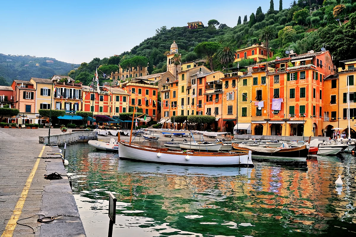Piazzetta, Portofino, région de Ligurie, Italie