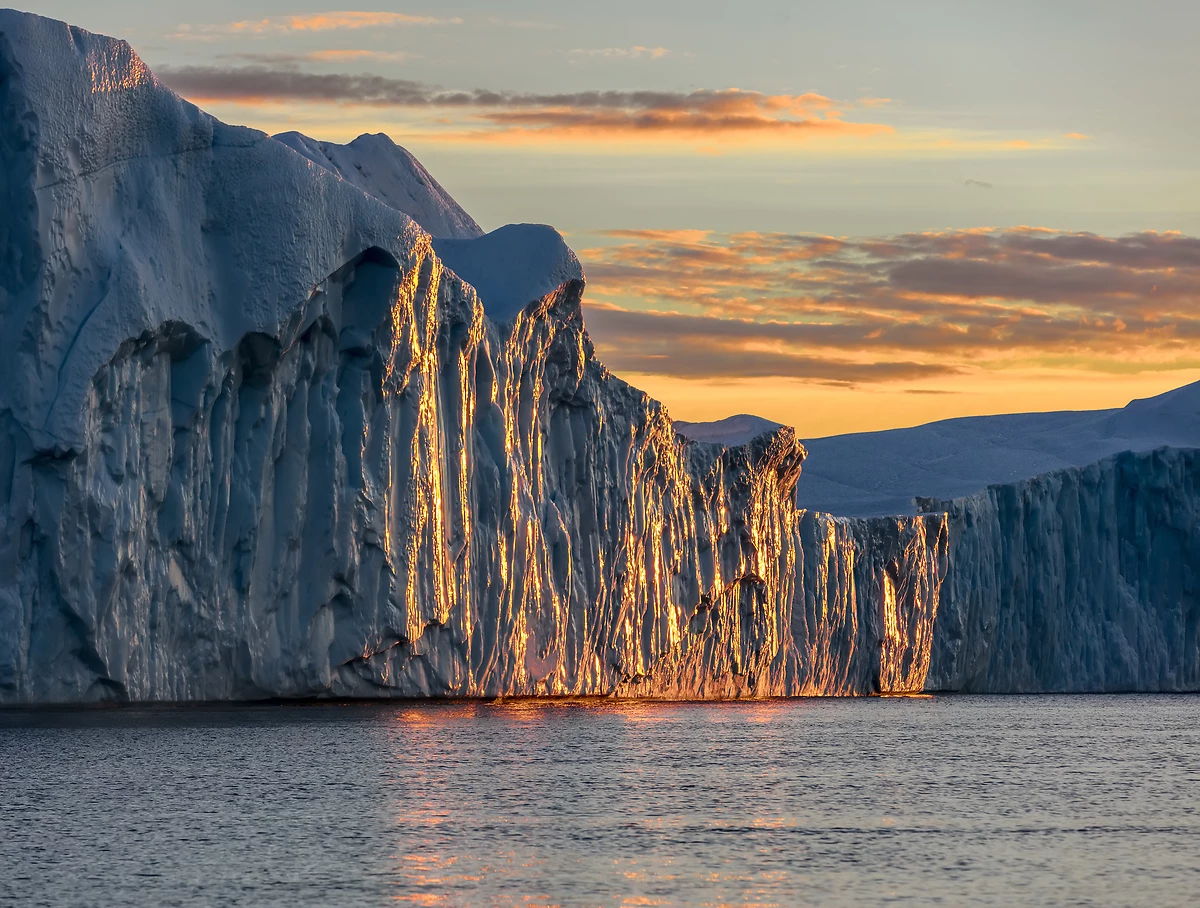 Antarctique : Baie de Disko et villages inuits
