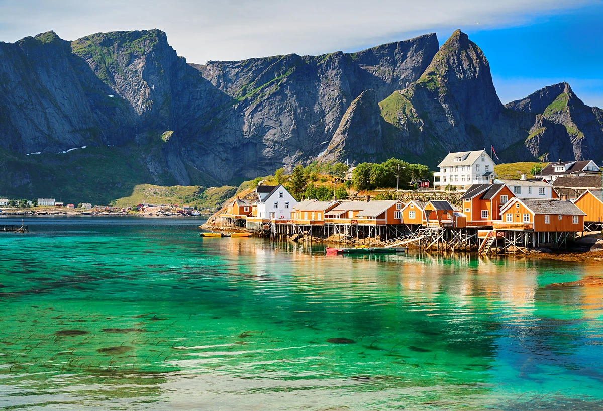 Rorbuer, Lofoten, Norvège